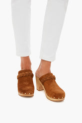 Cacao Suede Merrill Clogs